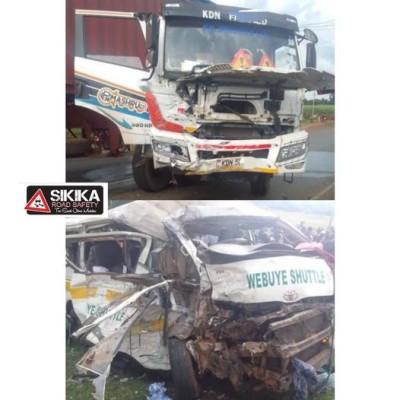 Scores Feared Dead as Matatu Collides with Trailer on Webuye-Malaba Highway